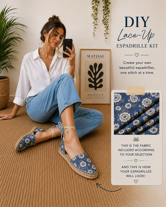 DIY Lace-Up Espadrille Kit