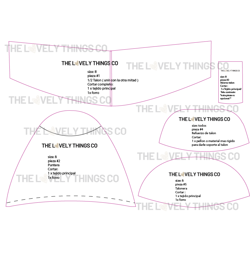 Espadrille Pattern Pack | Complete Size Set 5–11