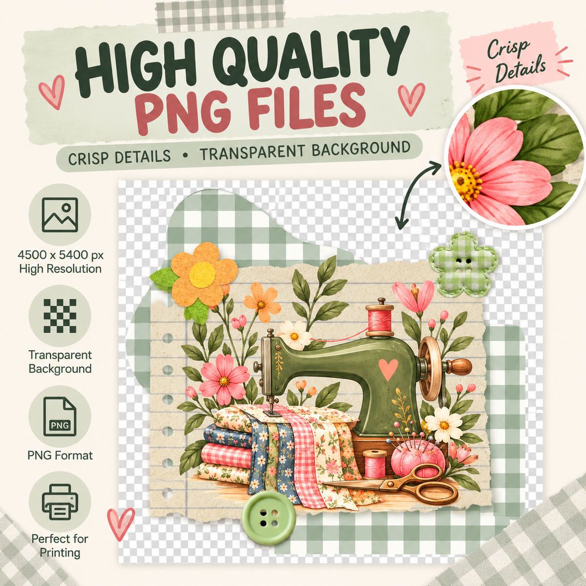 The Making Life PNG Bundle | 6 Maker Designs | Sewing Crochet Quilting Knitting PNG | Commercial Use Craft Designs