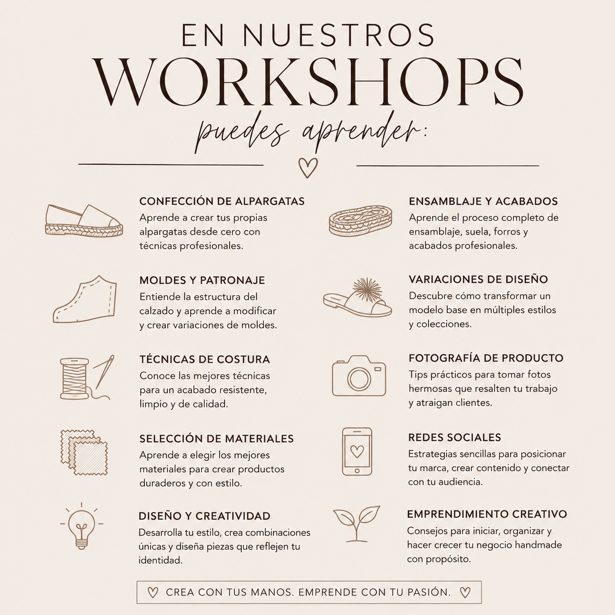 Entre yute y puntadas Workshop de Alpargatas artesanales